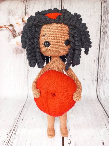 Crochet pattern doll Amigurumi doll Layla and Puppy