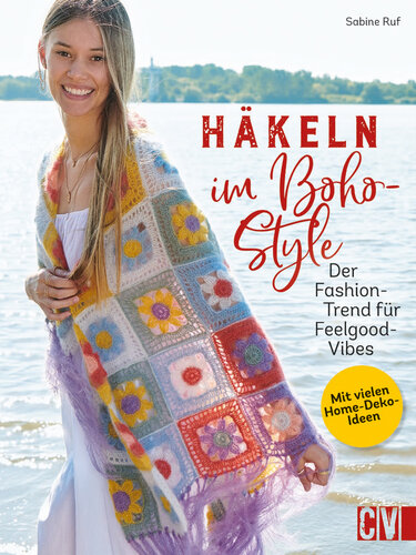 Häkelanleitung Häkel-Pouf im Boho-Stil - Bild 3