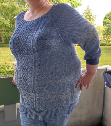 RVO-Ajour-Zopf-Pulli "Rhön" bis Größe XXXXL - Bild 5
