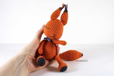 Crochet Squirrel Pattern Amigurumi Squirrel Pattern Crochet Animal Pattern