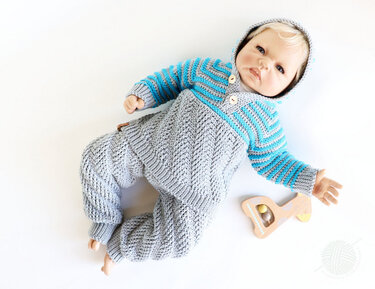 2 PDFs-Set: jumper & trousers "Leon" (sizes 0 m.-3 y./5 y.) - Image 11