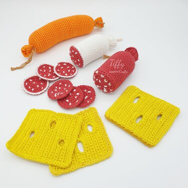 Small Breakfast Set | Amigurumi Play Food Crochet Pattern PDF