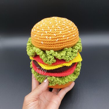 Hamburger Stacking Toy | Amigurumi Food Crochet Pattern PDF