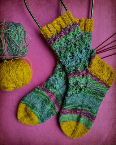 Socke Nr.9 - Stricken