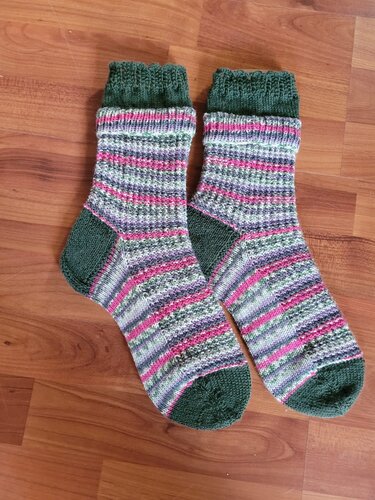 Anleitung Nr.8 Ricefeldsocks - Stricken