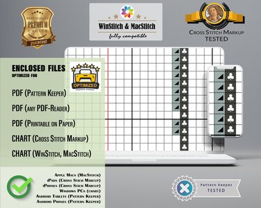 Sailboat Reflection > Cross Stitch Pattern PDF - Embroidery