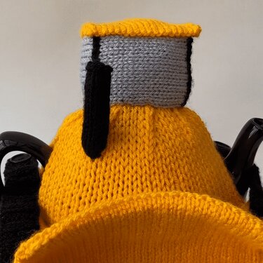 Bulldozer Tea Cosy Knitting Pattern