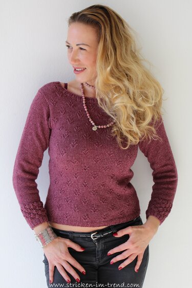 Strickanleitung für Damenpullover | Strickpulli BALU #1