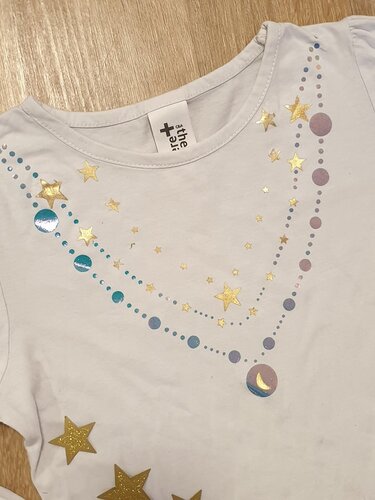 Plottervorlage Sternenkette - Plotting