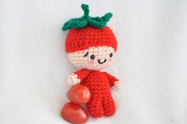 Häkelanleitung Tommy Tomate - schnell und einfach