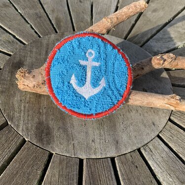 Abschminkpad Anker Stickdatei ITH 10x10 cm - Sticken