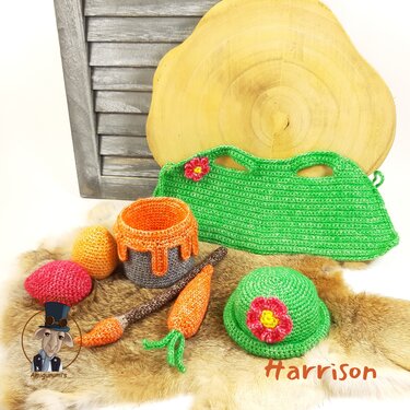 Harrison Hare, Amigurumi Crochet Pattern