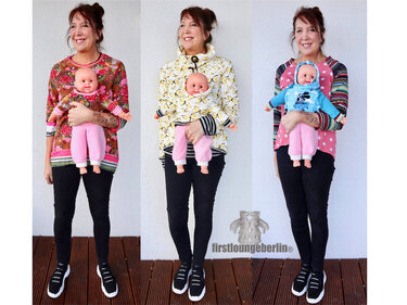 Vokuhila Kids Sweater & Hoodie Shirt Gr. 44/50 - 152/158 Kapuze Kragen - Bild 8