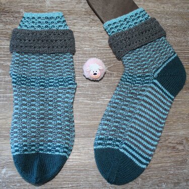 Anleitung Sockenmuster „Krauskopf“ - Stricken