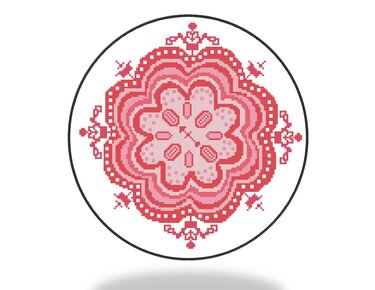 Folk cross stitch pattern - Embroidery