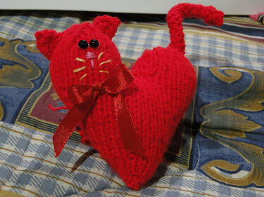Pattern Love Cat - Knitting