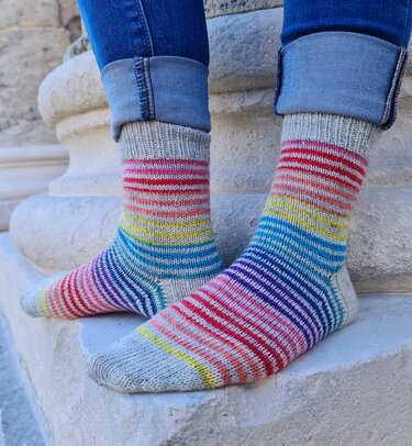 Strickanleitung Socken Kalari