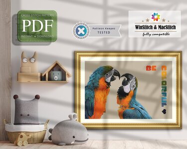 Be Colorful > Cross Stitch Pattern PDF - Embroidery