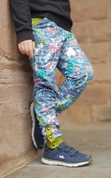 Sweathose Kinder – E-Book Schnittmuster Gr. 98-176 – Abby - Nähen