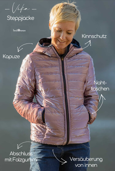 Steppjacke Damen – E-Book Schnittmuster Gr. 32-58 – meine Vika - Bild 10