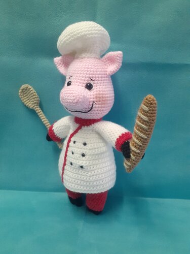 Citizens of Oinkville - Chef Henri - Crochet Pattern ONLY