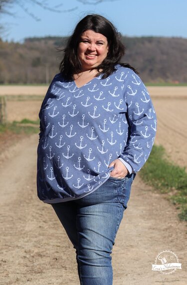 Pullover Damen – E-Book Schnittmuster Gr. 32-58 – Eve - Bild 16