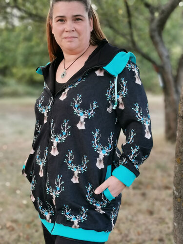 Sweatjacke Damen – E-Book Schnittmuster – Gr. 32-58 – Clara - Bild 3