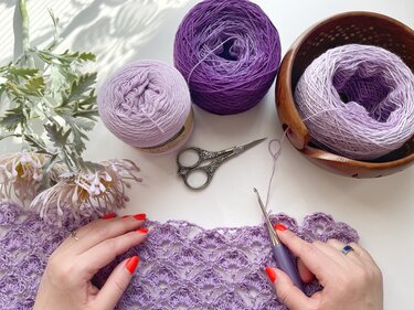 Idris Shawl - Crochet