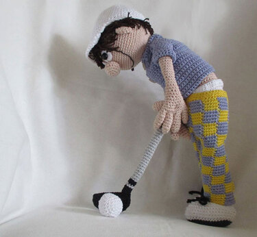 Golfer George - Crochet