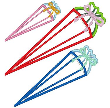 Schultüte Zuckertüte Stickdatei - Sticken