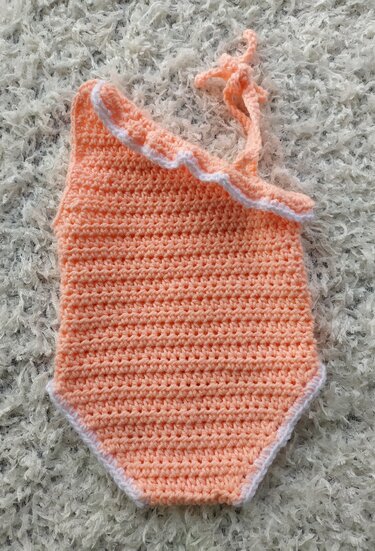 Crochet Babygirl Mono Strap Romper