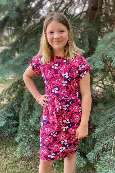 Kleid Mädchen – E-Book Schnittmuster Gr. 98-176 – deine Siena - Nähen