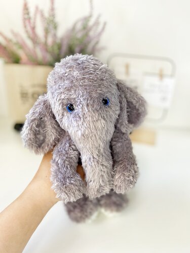 Crochet Plush Elephant pattern PDF. Amigurumi pattern animal