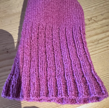 Sockenbund für besonders breite Füsse - Stricken