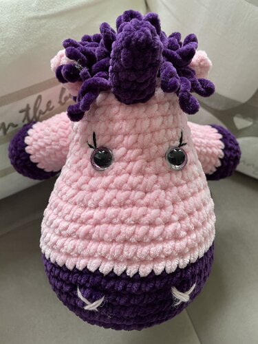 Häkelanleitung: Kuschelballerina Emily Einhorn