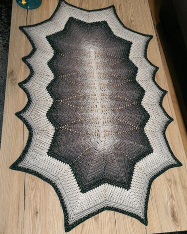 Häkelanleitung Tischläufer Stella Magica