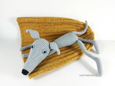 Greyhound Crochet Pattern Amigurumi Greyhound Pattern Crochet Amigurumi Dog