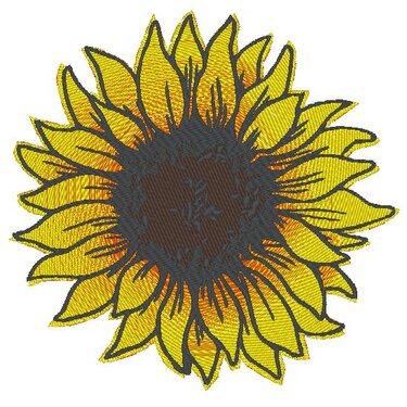 Sonnenblumen Stickdatei - Sticken