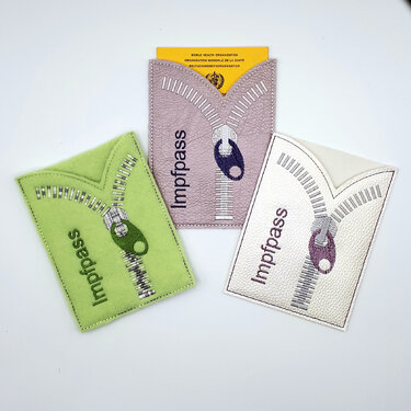 ITH Stickdatei Impfpasshülle - Sticken