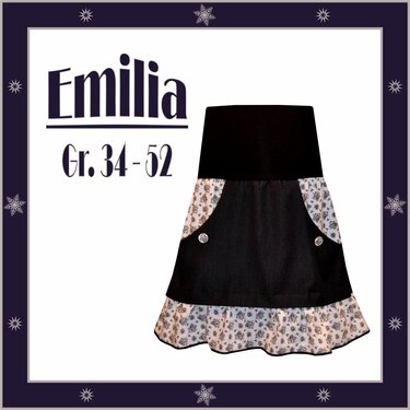 Nähanleitung Rock "Emilia"  Gr. 34-52