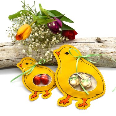 Stickdatei Küken ITH Füllobjekt Wunscherfüller - Sticken