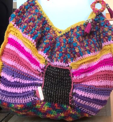 Anleitung außergewöhnliche Sommertasche XL - Häkeln