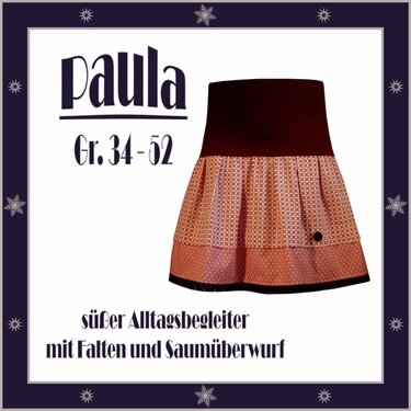 Nähanleitung Rock "Paula" Gr. 34-52