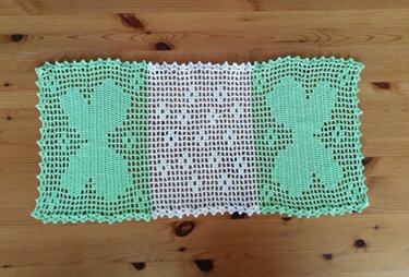 Anleitung Tischläufer Farfalla - Häkeln