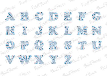 Digital Paper Scrapbooking Buchstaben Alphabet ABC - Basteln