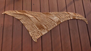 Anleitung Assymetrisches Dreiecktuch "Knotted" - Stricken