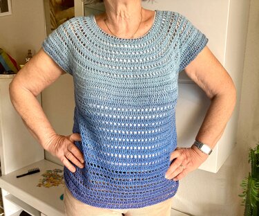 Anleitung für das 1 Bobbel Shirt Astrid - Bild 10