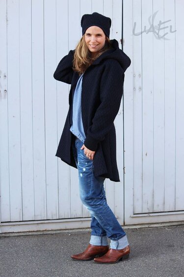 Cardigan Damen – Schnittmuster Gr. 32-58 – Svala - Bild 13