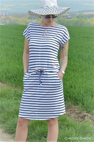 Kleid/Shirt Damen – E-Book Schnittmuster Gr. 32-50 – Helvi - Nähen