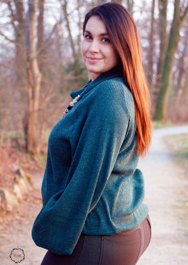 Brunhilde - Damenpullover mit Ballonärmeln - Nähen